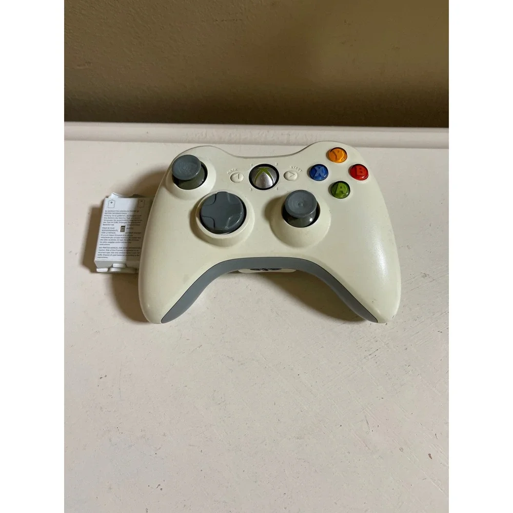 Cream Microsoft Xbox 360 Wireless‎ Controller